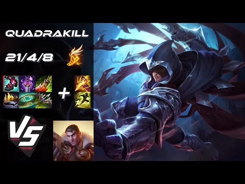 JUNGLE Talon vs Jayce [QUADRAKILL] - EU Grandmaster Patch 25.24