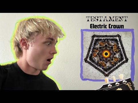 First Time Hearing TESTAMENT! Guitar Teacher REACTS To "Electric Crown"
