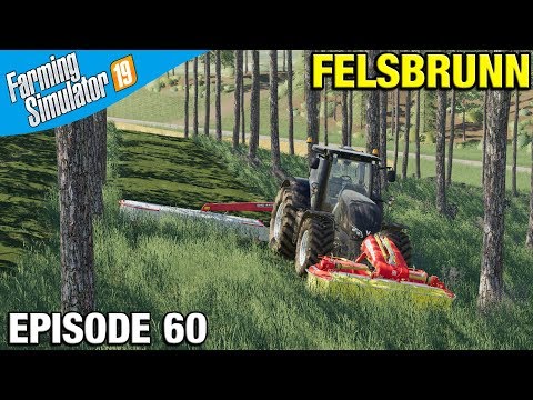 MAKING SILAGE IN A FOREST Farming Simulator 19 Timelapse - Felsbrunn FS19 Episode 60