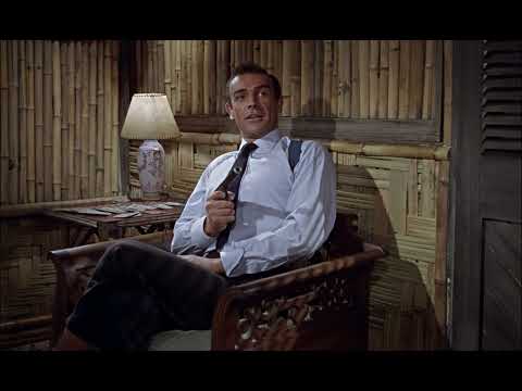 007 - Dr. No scene - Bond Kills Professor Dent