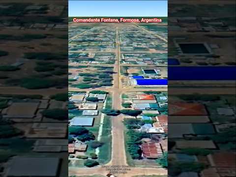 Comandante Fontana, Formosa, Argentina #virtual #turismo #drone #viajes #travel