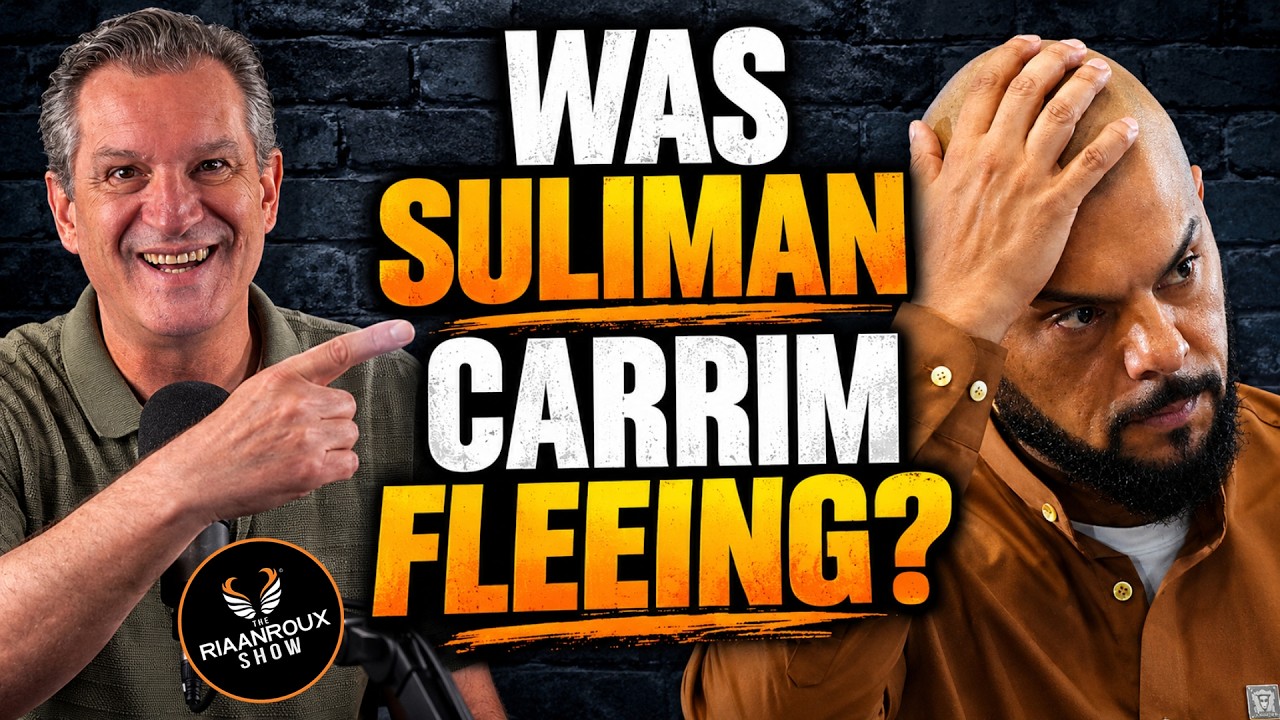 The Riaan Roux Show thumbnail: Too sick to testify, fit to fly? Suliman Carrim arrested at OR Tambo