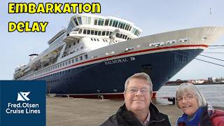 Deep Cleaning Delayed our Departure on Fred Olsen's cruise ship  Balmoral