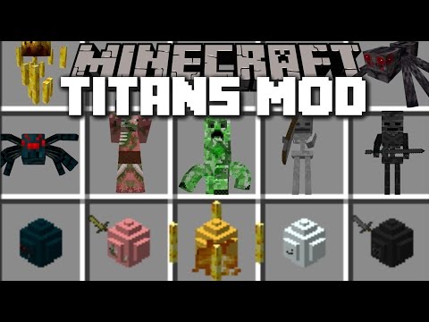 MC Naveed - Minecraft - Minecraft MOB TITANS MOD / MAKE ANY MOB GIANT AND FIGHT THE TITANS!! Minecraft