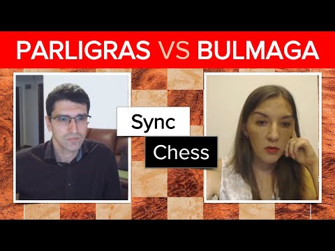 Grandmaster vs Woman Grandmaster: Mircea Parligras vs Irina Bulmaga | Game 1 | Sync Chess