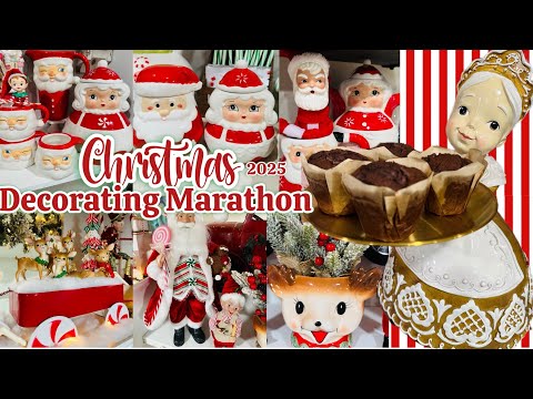 🎁 Christmas Decorating Marathon 2025 🎄 Festive Hot Cocoa Bar & Kitchen Inspiration!