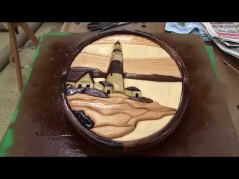 L'gosseux d'bois Ep 101 - Un phare en intarsia comme cadeau de Noël à Renée