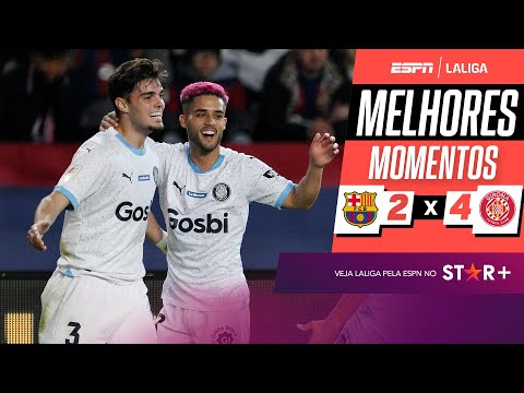 Gols e lances de Barcelona x Girona
