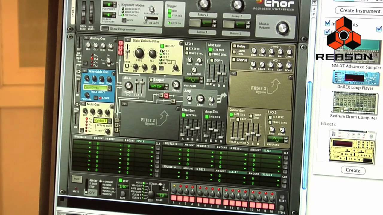 Propellerhead REASON 4 sound editor | special price only $14.95
