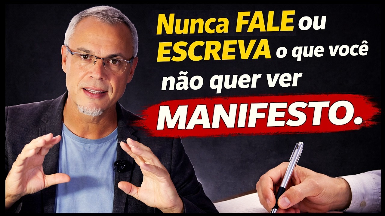 AQUI TEM PODER — Cuidado com o que você FALA e ESCREVE (isso vira realidade)