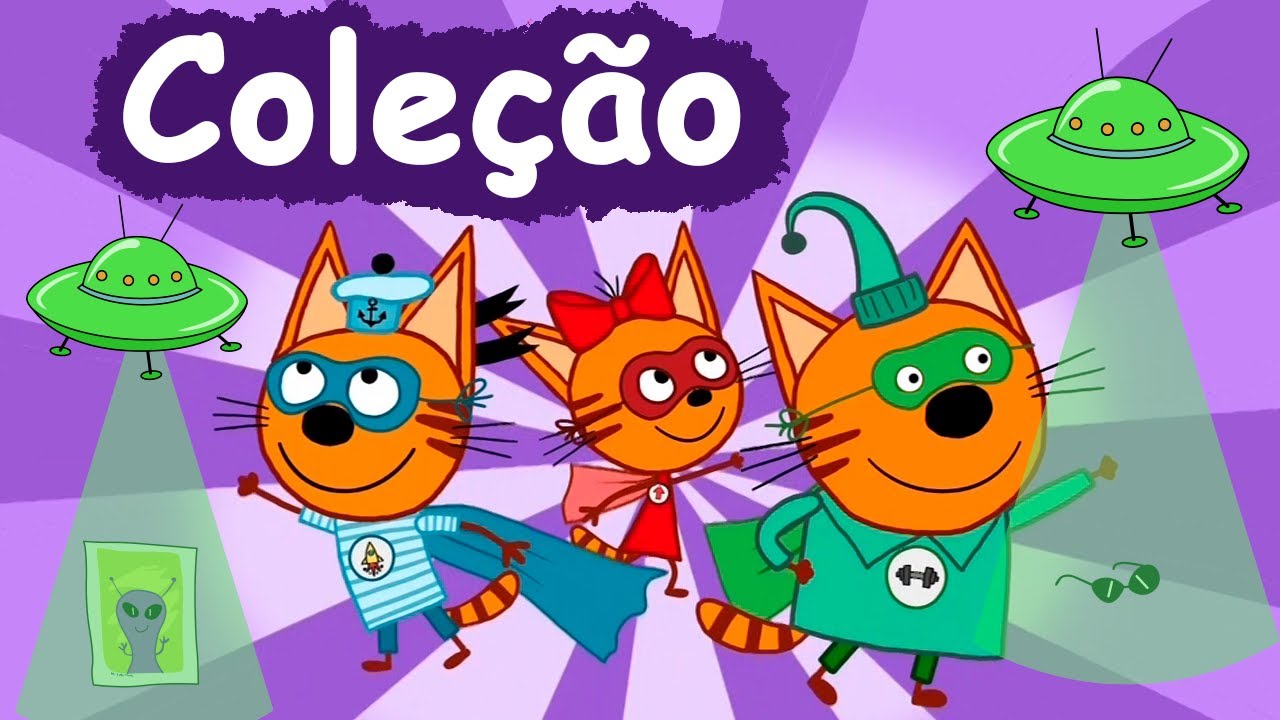 Kid-E-Cats em Portugues | Coleção dos episódios | Desenhos para crianças