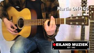 Video thumbnail for Martin OM-1GT by Eiland Muziek