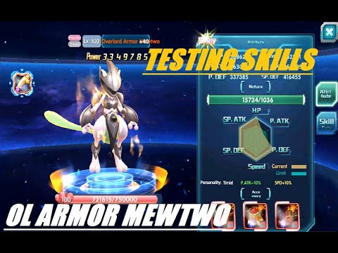 OL ARMOR MEWTWO - TESTING SKILLS