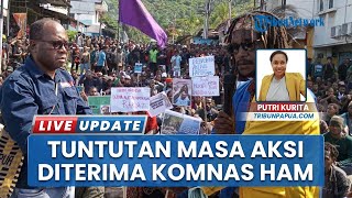 Solidaritas Mahasiswa Papua Serahkan 11 Tuntutan ke Komnas HAM, Desak Tahanan Politik Dibebaskan