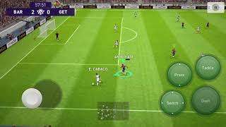 PES 21 MOBILE BARCELONA VS GETAFE 2-1