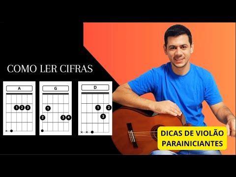 Aprenda como ler cifras e diagramas de acordes - Curso de violão para iniciantes