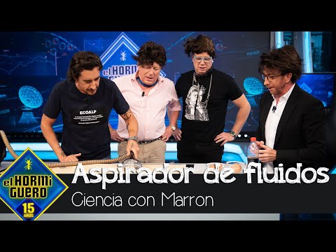 Marron y Los Morancos ponen a prueba el aspirador de fluidos - El Hormiguero