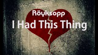 Röyksopp - I Had This Thing (Solarstone Pure Mix)