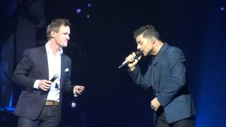 Ricky Martin with Luke Kennedy She&#39;s All I Ever Had live Star Event Centre Sydney 14/10/13