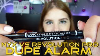 NYX Micro Brow Pencil VS Revolution Pro Augenbrauenstift | Dupe Alarm | Livetest | Vergleich