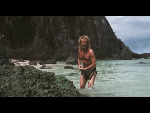 Cast Away 2000 Four years later Chuck now bearded and disheveled has adapted to life alone on island