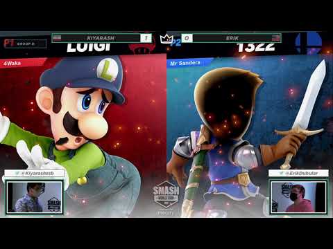 SWT NA West Group D - Kiyarash (Luigi) Vs. Erin (Mii Swordfighter) Smash Ultimate Tournament