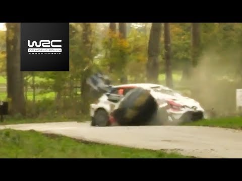 Juho Hänninen´s CRASH in SS14 / Dayinsure Wales Rally GB 2017