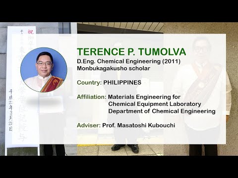 Dr. Terence Palad TUMOLVA /海外で活躍するOBOGからのメッセージ/ホームカミングデイ2021
