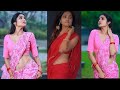 Divi Vadthya In Sexy Pink Saree Saree Photoshoot Celebs Onn Camera