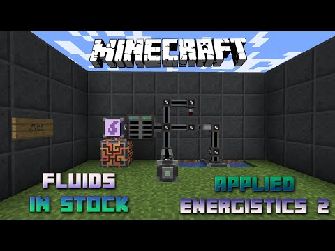 Fluids in Stock📀 Minecraft Applied Energistics Tutorial 1.16.5 📀 English 📀 #Minecraft