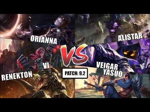 [3v3] [Challenger: EUW] Season 9 - Veigar Funnel (Alistar Support) Vs Aggressive Vi Jungle