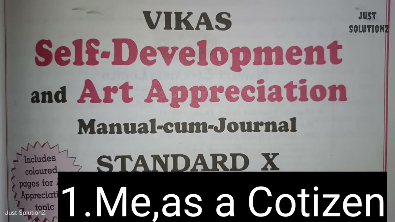 Vikas Self-Development and Art Appreciation Class 10th All Answers Lesson 1 EP-4