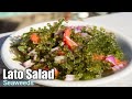 Ensaladang Lato —Seagrapes Salad #lato #arosep #seagrapes