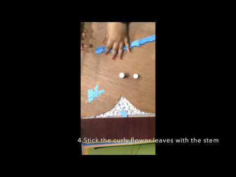 How to make DIYswarly flowers-room decor..First vdo!!