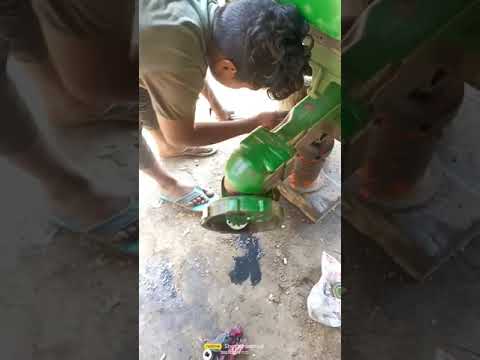 John Deere tractor front axle repairing