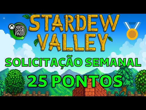 STARDEW VALLEY -  SOLICITAÇÃO MENSAL DO GAME PASS 75 PONTOS MICROSOFT REWARDS