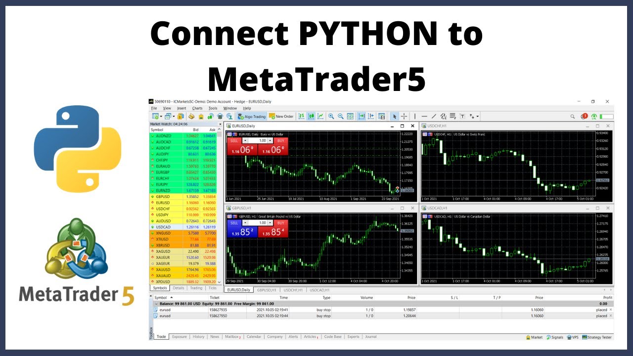 Connect Python to MetaTrader5