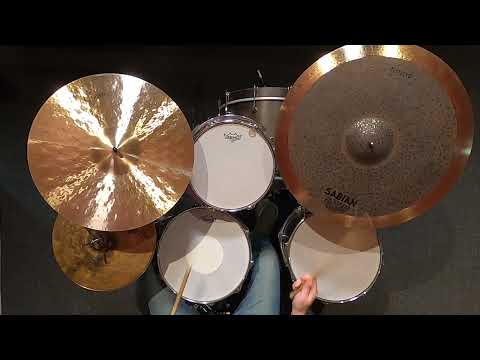 Sabian Prototype HH Lathed Edge Raw Ride Cymbal 22" 2404 grams