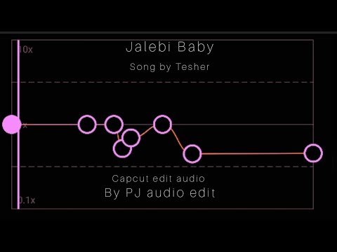 Jalebi baby | Tesher | Capcut edit audio | PJ audio edit |