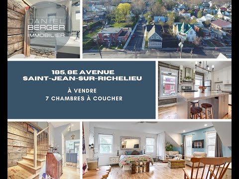 Bienvenue dans notre visite virtuelle du 185, 8ème Avenue à St-Jean-sur-Richelieu.