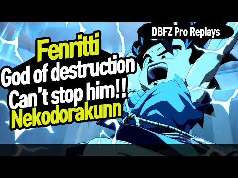 【DBFZ】 Fenritti vs Nekodorakunn, No one is more prepared than that!!  【DBFZ Pro Replays】
