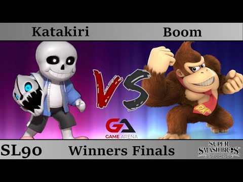 SmashLAN'd 90 - Winners Finals: Katakiri (Sans Mii Gunner, Ridley) vs Boom (DK)