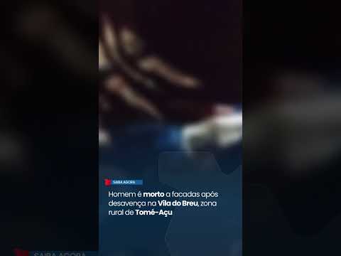 Homem é morto após discussão em bar na zona rural de Tomé-Açu.