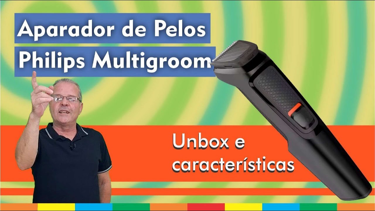 Aparador de Pelos Philips MG3711/15 Multigroom, uma excelente opção!