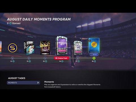 NEW AUGUST MONTHLY PROGRAM!!! Rewards are Insane! MLB the Show 21 Diamond Dynasty