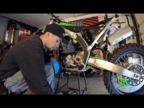 renthal chain and sprocket installed desert set up