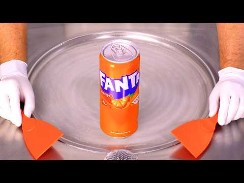 How to make Fanta to Ice Cream Rolls - Like You've Never Seen Before (ASMR)