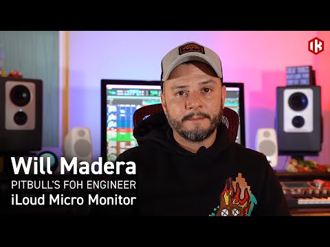 Will Madera (Pitbull) on iLoud Micro Monitor ultra-compact, high quality reference studio monitors