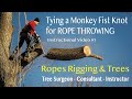 How To Tie A Monkey Fist Knot For Rope Throwing