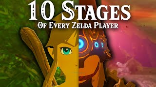 The 10 Stages Of EVERY Zelda Player! |Botw|